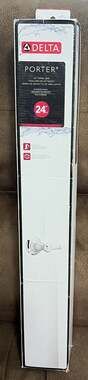 Delta Porter 24 Inch Towel Bar Chrome Finish